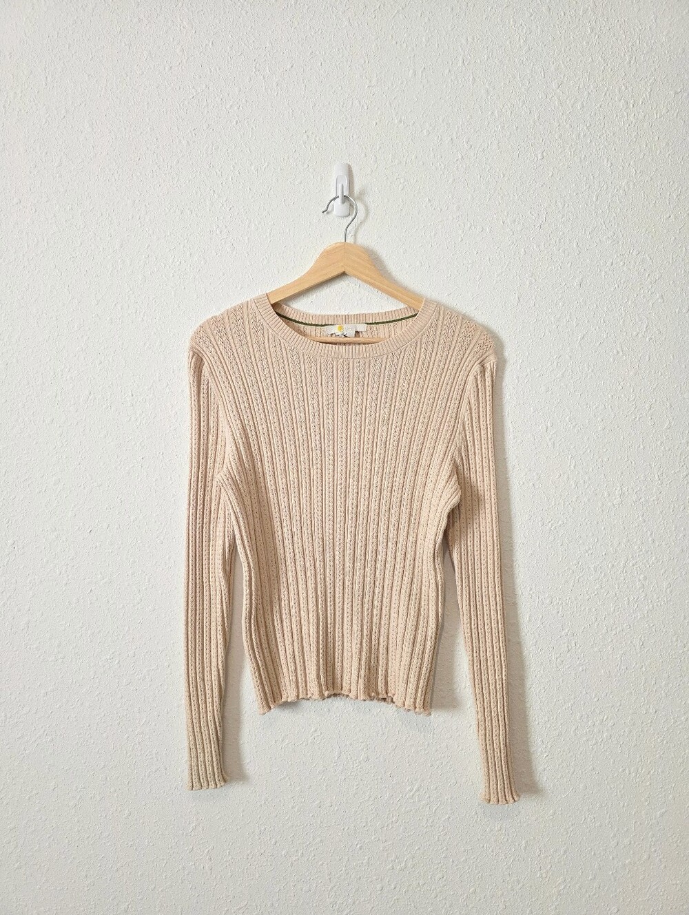 Boden Cotton Blend Knit Top L
